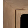 Occasional Furniture BURNIE Black Natural Crystal Mango wood 81 x 41 x 83 cm