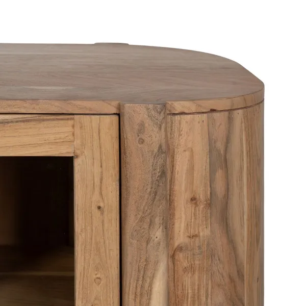 Устройство CREEL Натуральный Стеклянный Древесина манго 180 x 40 x 80 cm