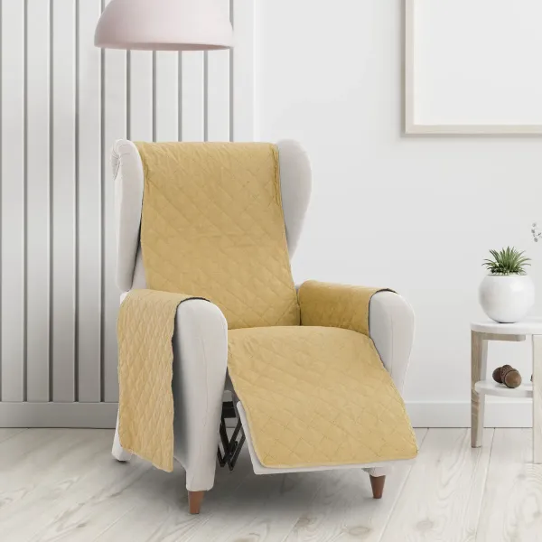 Armchair slipcovers Eysa MONTBLANC Mustard 100 x 110 x 55 cm