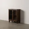 Skapītis Brūns Stikls Mango koks 80 x 40 x 100 cm