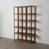 Hyllyt Ruskea Mangopuu 155 x 42 x 195 cm