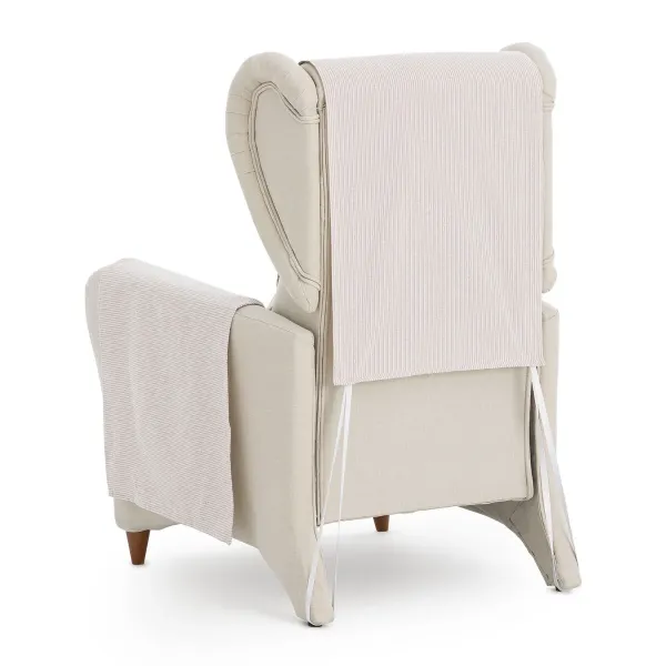 Armchair slipcovers Eysa AQUA Light mauve 100 x 110 x 55 cm