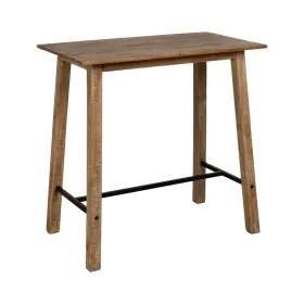 Stalas Juoda Natūralus 110 x 60 x 110 cm