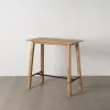 Stalas Juoda Natūralus 110 x 60 x 110 cm