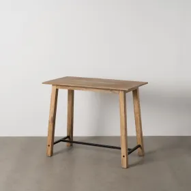 Вспомогательный стол Чёрный Натуральный 110 x 60 x 90 cm