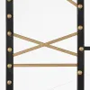 Настенное часы Чёрный Позолоченный Железо 80 x 3,5 x 80 cm