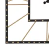 Настенное часы Чёрный Позолоченный Железо 80 x 3,5 x 80 cm