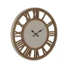 Настенное часы Натуральный Железо Деревянный MDF 68,5 x 4 x 68,5 cm