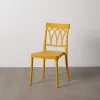 Söögitool Kollane polüpropüleen 42 x 54 x 83 cm
