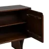 Вспомогательная мебель Коричневый древесина акации 90 x 40 x 80 cm