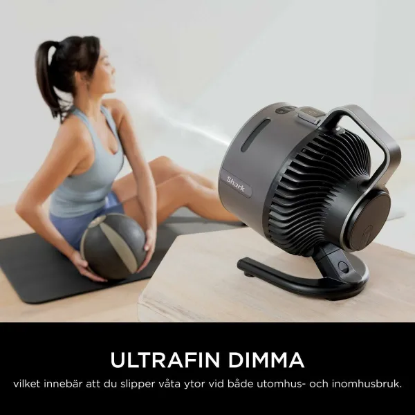 Tafelventilator Shark Pelēks