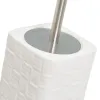 Toilet Brush White Ceramic 11 x 11 x 33 cm