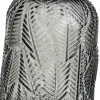 Maljakko Harmaa Lasi 15 x 15 x 20 cm