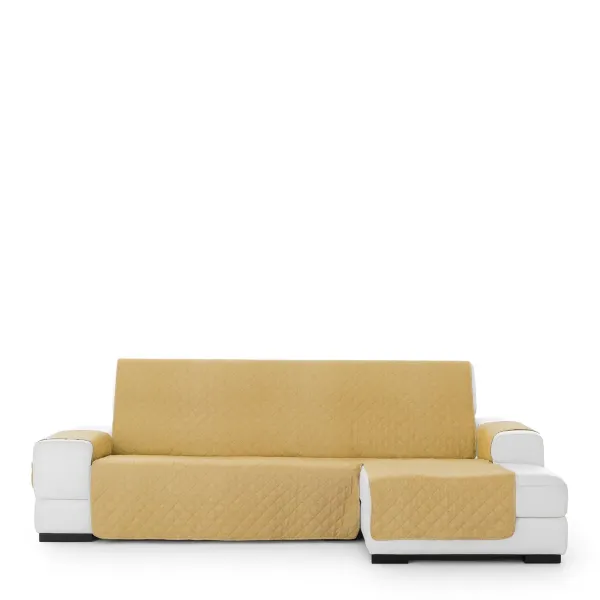 Right short arm chaise longue cover Eysa MONTBLANC Mustard 100 x 110 x 200 cm