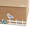 Nenäliina- tai huivilaatikko Puu MDF 25 x 16 x 8,5 cm