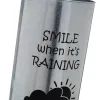 Umbrella stand Black Silver Circular 20 x 20 x 46 cm