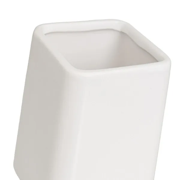 Bath Set White Ceramic 20,5 x 7 x 17,5 cm