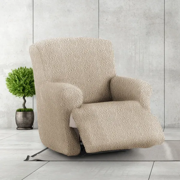 Armchair slipcovers Eysa ROC Beige 80 x 120 x 110 cm