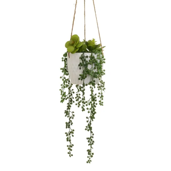 Декоративное растение Керамика полиэтилен 14 x 14 x 40 cm