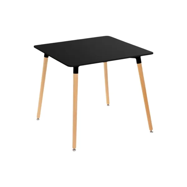 Pöytä Musta Luonnollinen 80 x 80 x 75 cm