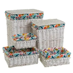 Veļas Grozs Balts pīts 47 x 35 x 55 cm