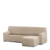 Right short arm chaise longue cover Eysa ROC Beige 120 x 120 x 360 cm