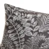 Cushion EDÉN White Dark grey Printed Velvet 50 x 8 x 30 cm