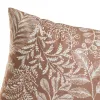 Cushion EDÉN White Beige Printed Velvet 50 x 8 x 30 cm