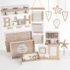Photo frame White Natural MDF Wood
