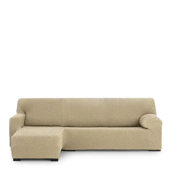 Right short arm chaise longue cover Eysa THOR Beige 110 x 110 x 310 cm