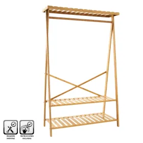 Drēbju pakaramais Dabisks Bambuss 100 x 43 x 160 cm