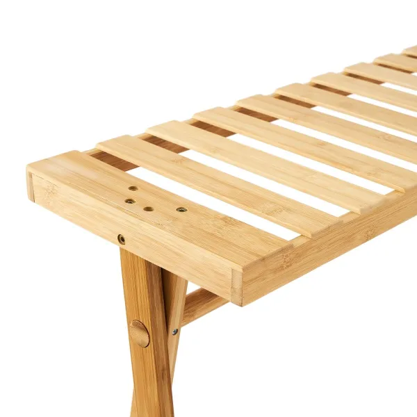 Naulakko Luonnollinen Bambu 100 x 43 x 160 cm