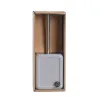 Toilet Brush Grey Ceramic 11 x 11 x 30 cm