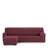 Right short arm chaise longue cover Eysa THOR Burgundy 110 x 110 x 310 cm