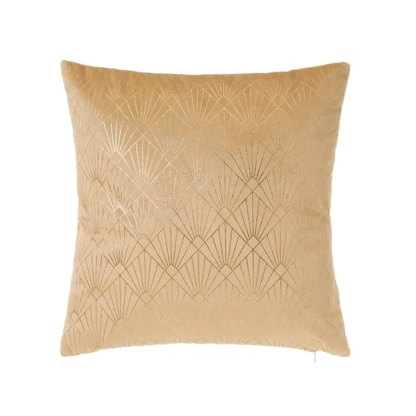 spilvens SUNRAY Bēšs Bronza Drukāts Samts 45 x 8 x 45 cm