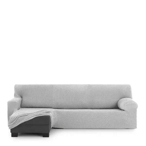 Right short arm chaise longue cover Eysa THOR Grey 110 x 110 x 310 cm