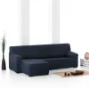 Right short arm chaise longue cover Eysa ROC Blue 120 x 120 x 360 cm