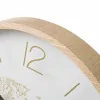 Настенное часы Белый Позолоченный Стеклянный Деревянный MDF 33 x 33 x 4 cm