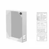 Настенное часы Белый Позолоченный Стеклянный Деревянный MDF 33 x 33 x 4 cm
