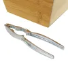 Riekstu knaibles Sudrabains Dabisks Metāls Bambuss 16 x 16 x 11 cm