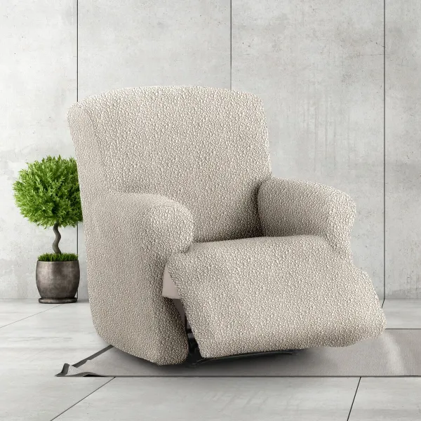 Armchair slipcovers Eysa ROC White 80 x 120 x 110 cm