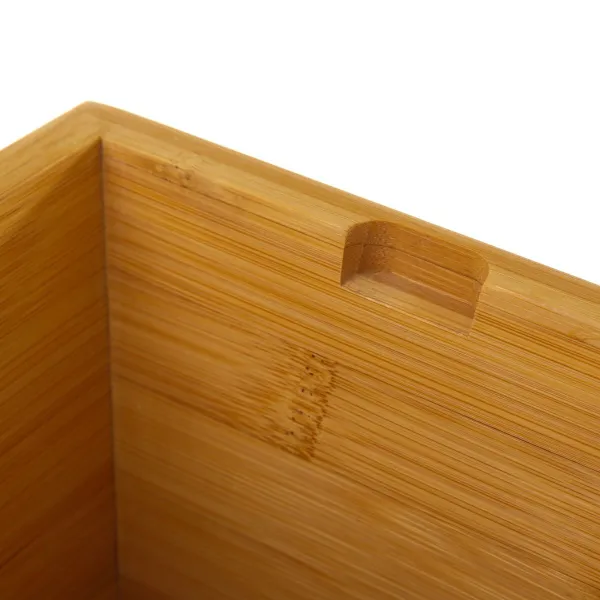Nutcracker Silver Natural Metal Bamboo 16 x 16 x 11 cm