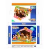 Christmas nativity set Woomax Wood 29,5 x 16,5 x 22 cm (20 Pieces) (6 Units)