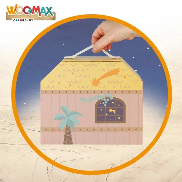 Рождественский вертеп Woomax 24,5 x 20,5 x 24,5 cm (15 Предметы) (6 штук)