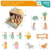 Рождественский вертеп Woomax 24,5 x 20,5 x 24,5 cm (15 Предметы) (6 штук)