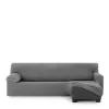 Right short arm chaise longue cover Eysa THOR Dark grey 110 x 110 x 310 cm