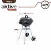 Угольный барбекю на колесах Aktive 46 cm Круглая Чёрный С крышкой
