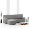 Right short arm chaise longue cover Eysa ROC Light grey 120 x 120 x 360 cm