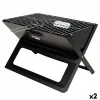 Nešiojamasis Barbekiu Aktive Juoda Plienas Geležis 45 x 30 x 29 cm