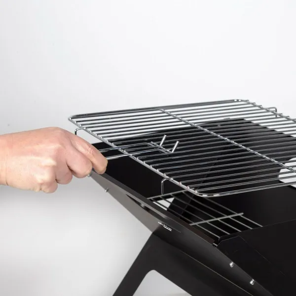 Nešiojamasis Barbekiu Aktive Juoda Plienas Geležis 45 x 30 x 29 cm